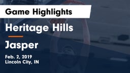 Heritage Hills  vs Jasper  Game Highlights - Feb. 2, 2019