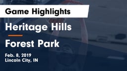 Heritage Hills  vs Forest Park  Game Highlights - Feb. 8, 2019