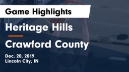 Heritage Hills  vs Crawford County  Game Highlights - Dec. 20, 2019