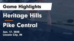 Heritage Hills  vs Pike Central  Game Highlights - Jan. 17, 2020