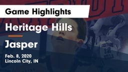 Heritage Hills  vs Jasper Game Highlights - Feb. 8, 2020