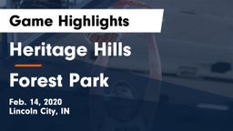 Heritage Hills  vs Forest Park  Game Highlights - Feb. 14, 2020