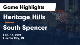 Heritage Hills  vs South Spencer  Game Highlights - Feb. 13, 2021