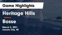 Heritage Hills  vs Bosse  Game Highlights - March 5, 2021