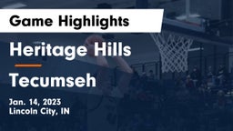 Heritage Hills  vs Tecumseh  Game Highlights - Jan. 14, 2023