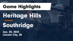 Heritage Hills  vs Southridge  Game Highlights - Jan. 20, 2023