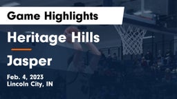 Heritage Hills  vs Jasper  Game Highlights - Feb. 4, 2023