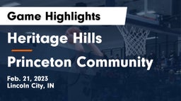 Heritage Hills  vs Princeton Community  Game Highlights - Feb. 21, 2023