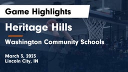 Heritage Hills  vs Washington Community Schools Game Highlights - March 3, 2023