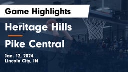 Heritage Hills  vs Pike Central  Game Highlights - Jan. 12, 2024