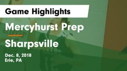 Mercyhurst Prep  vs Sharpsville  Game Highlights - Dec. 8, 2018