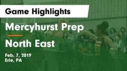 Mercyhurst Prep  vs North East  Game Highlights - Feb. 7, 2019