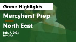 Mercyhurst Prep  vs North East  Game Highlights - Feb. 7, 2022