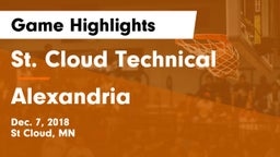 St. Cloud Technical  vs Alexandria  Game Highlights - Dec. 7, 2018
