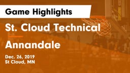 St. Cloud Technical  vs Annandale  Game Highlights - Dec. 26, 2019