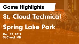 St. Cloud Technical  vs Spring Lake Park  Game Highlights - Dec. 27, 2019