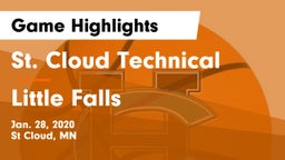 St. Cloud Technical  vs Little Falls Game Highlights - Jan. 28, 2020
