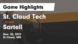 St. Cloud Tech vs Sartell  Game Highlights - Nov. 30, 2023