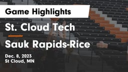 St. Cloud Tech vs Sauk Rapids-Rice  Game Highlights - Dec. 8, 2023