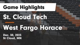 St. Cloud Tech vs West Fargo Horace  Game Highlights - Dec. 30, 2023