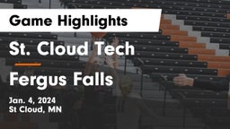 St. Cloud Tech vs Fergus Falls  Game Highlights - Jan. 4, 2024
