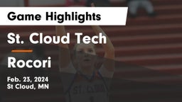 St. Cloud Tech vs Rocori  Game Highlights - Feb. 23, 2024