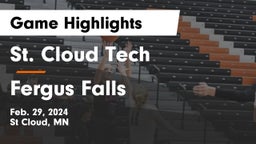 St. Cloud Tech vs Fergus Falls  Game Highlights - Feb. 29, 2024