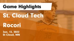 St. Cloud Tech vs Rocori  Game Highlights - Jan. 13, 2022