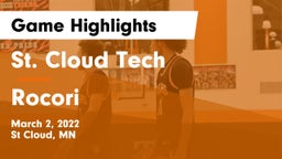 St. Cloud Tech vs Rocori  Game Highlights - March 2, 2022