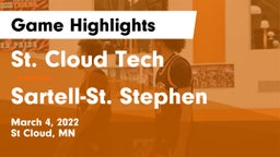 St. Cloud Tech vs Sartell-St. Stephen  Game Highlights - March 4, 2022
