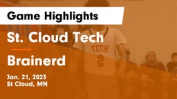 St. Cloud Tech vs Brainerd  Game Highlights - Jan. 21, 2023