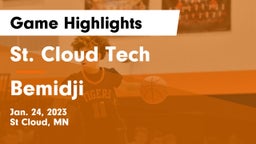 St. Cloud Tech vs Bemidji  Game Highlights - Jan. 24, 2023