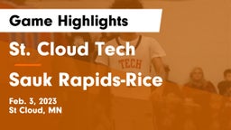 St. Cloud Tech vs Sauk Rapids-Rice  Game Highlights - Feb. 3, 2023