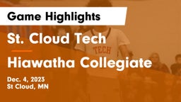 St. Cloud Tech vs Hiawatha Collegiate  Game Highlights - Dec. 4, 2023