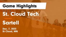 St. Cloud Tech vs Sartell  Game Highlights - Dec. 7, 2023