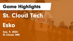 St. Cloud Tech vs Esko  Game Highlights - Jan. 9, 2024
