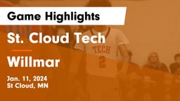 St. Cloud Tech vs Willmar  Game Highlights - Jan. 11, 2024