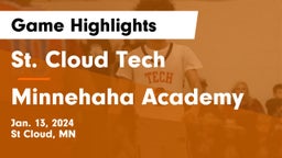 St. Cloud Tech vs Minnehaha Academy Game Highlights - Jan. 13, 2024