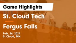 St. Cloud Tech vs Fergus Falls  Game Highlights - Feb. 26, 2024