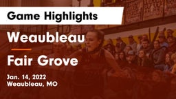 Weaubleau  vs Fair Grove  Game Highlights - Jan. 14, 2022