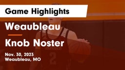 Weaubleau  vs Knob Noster  Game Highlights - Nov. 30, 2023
