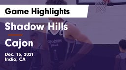 Shadow Hills  vs Cajon  Game Highlights - Dec. 15, 2021