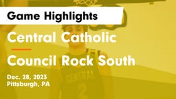 Central Catholic  vs Council Rock South Game Highlights - Dec. 28, 2023