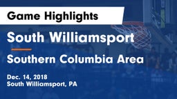 South Williamsport  vs Southern Columbia Area  Game Highlights - Dec. 14, 2018