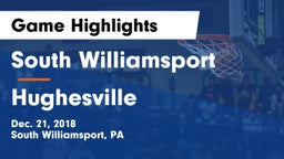 South Williamsport  vs Hughesville  Game Highlights - Dec. 21, 2018