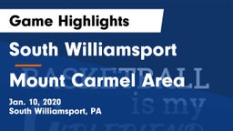 South Williamsport  vs Mount Carmel Area  Game Highlights - Jan. 10, 2020