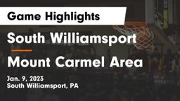 South Williamsport  vs Mount Carmel Area  Game Highlights - Jan. 9, 2023