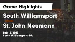 South Williamsport  vs St. John Neumann Game Highlights - Feb. 3, 2023