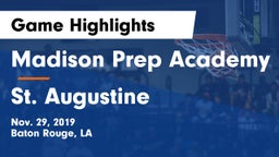 Madison Prep Academy vs St. Augustine  Game Highlights - Nov. 29, 2019