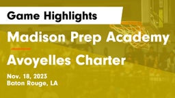 Madison Prep Academy vs Avoyelles Charter Game Highlights - Nov. 18, 2023